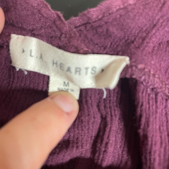 LA Hearts Cold Shoulder Blouse - Picture 8 of 9